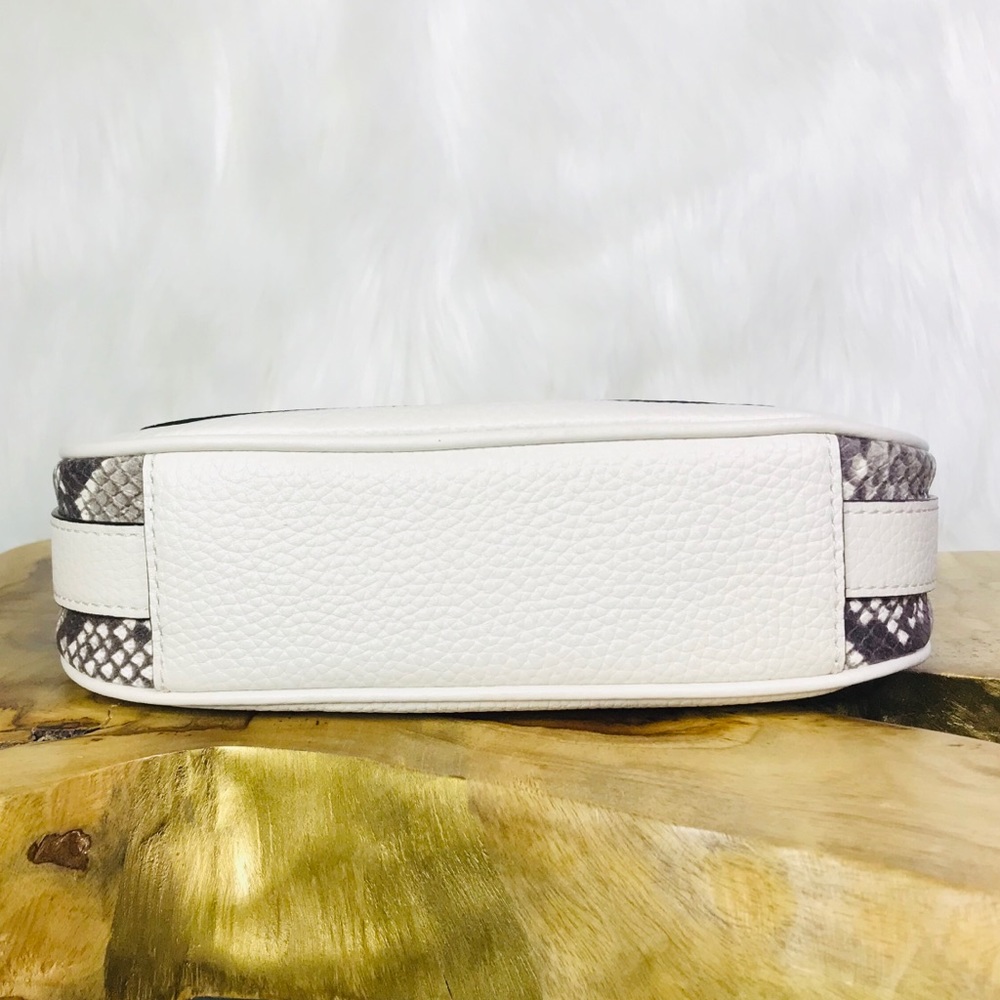 Michael Kors Julia Medium Python Messenger Bag - Picture 5 of 8